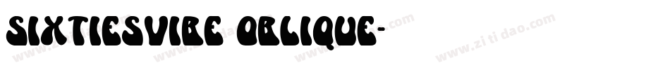 SixtiesVibe Oblique字体转换